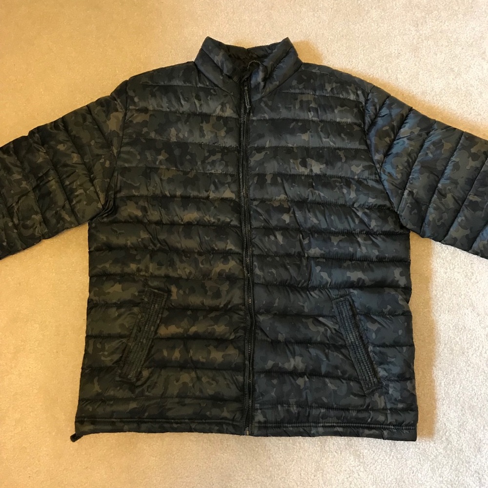 Prince & Fox camo puffer jacket